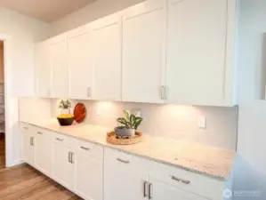 Under counter lighting.