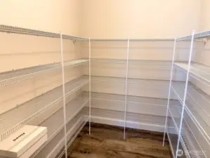 Large walk-in pantry.