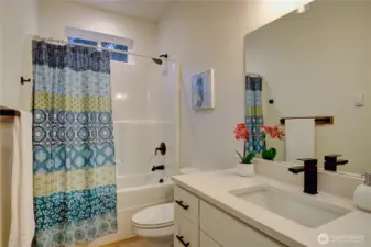 Guest Bathroom on the main level.