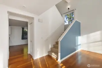 Head upstairs for more space!