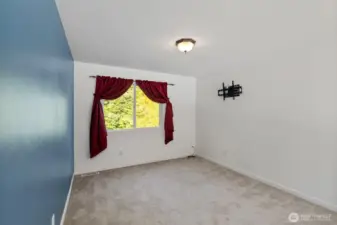 Den/loft area at the top of the stairs