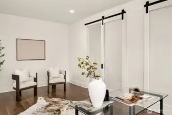 Office or Workout area adjacent to living room