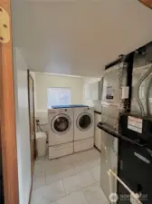 Laundry and third bathroom