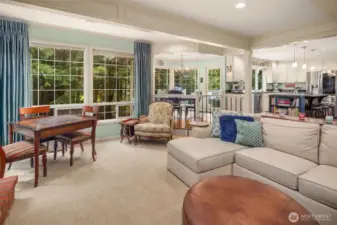 Great Room opens to nook and kitchen