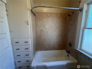 Bathroom with Build-In Storage
