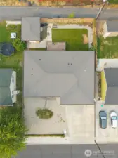 Top view of home