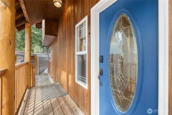 Nice covered deck area