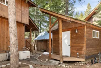 Outside of bunk house #1