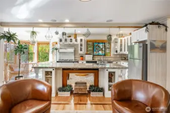 Kitchen from the family room