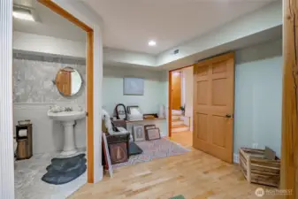 Lower level Primary suite.