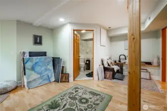 Lower level Primary suite.