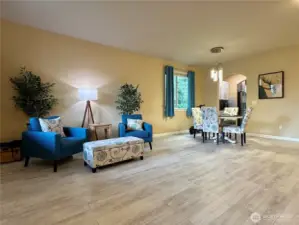 Open concept entry way