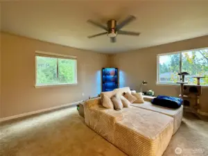 Loft at top of stairs