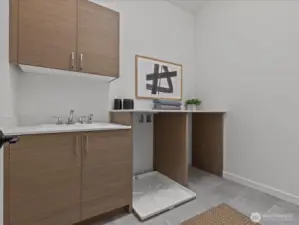 Well sized laundry room