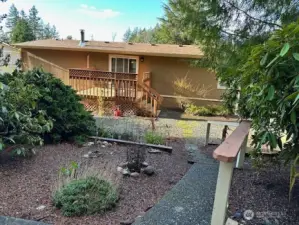 Back of home / garden area