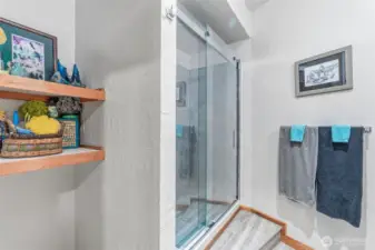 downstairs bathroom 1 shower