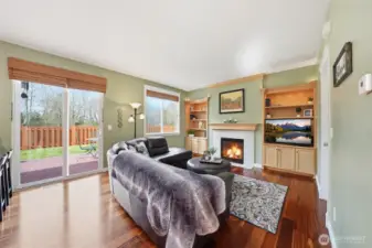 Lots of light and windows to the backyard and greenbelt