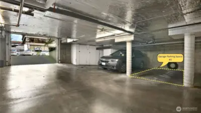 Secured Parking Garage, Assigned Parking Space #2