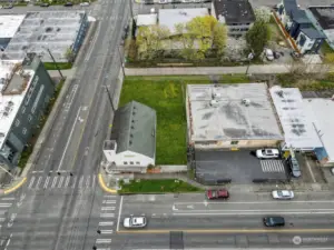 This is an image of the property with the building virtually removed to give you an idea of the lot without the structure there.