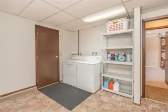 Laundry room with lots of room