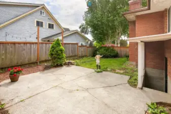Back patio