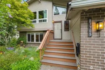 Front porch entry