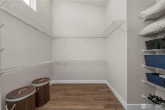Primary walk in closet