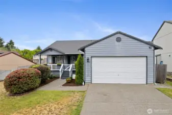 Mature landscaping