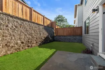 Photo edited to show the installation of sod.