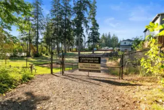 Gated to Community Park