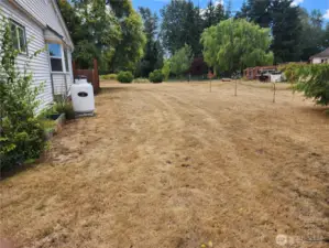 Large side yard