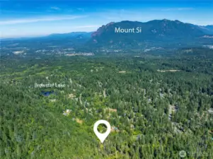 Potential views of Mt SI depending on height of home.