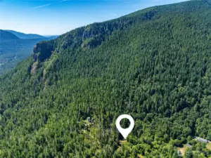 ANOTHER VIEW OF THE BEAUTIFUL SURROUNDING OF THIS 5.2 ACRE LOT.