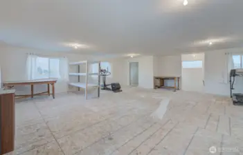 Plumbed for another bathroom in the bonus room.