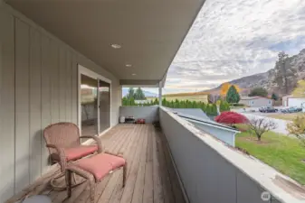 View from covered deck off bonus room.