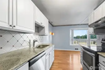 Newly painted cabinets