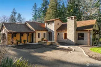 Authentic European architecture brought to life through historic materials and master craftsmanship.