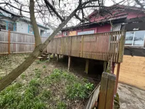 Backyard deck