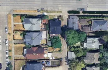 View of lot and surrounding homes.