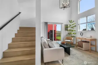 The vinyl plank flooring can be found throughout.  It is gorgeous!