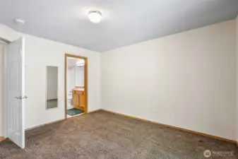 Primary bedroom with private full bath