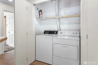 Full size washer and dryer