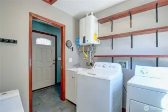 Laundry room is also .5 bathroom.