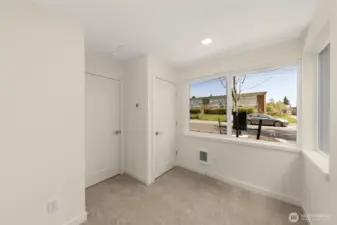 Photos of model home with similar finishes & floor plan.