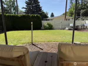 backyard relaxation