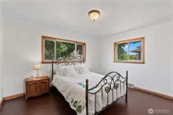 Large windows for natural light