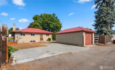 At the back of home is the separate entrance, layout offers potential for a duplex setup or private access for multi-generational living.