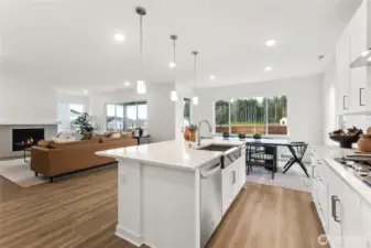 Pictures of Model Home. Not pictures of actual home. Features, colors, layout may vary.