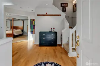 Zero stair entrance.