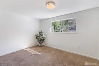 Heading downstairs to the bedroom on the right ...